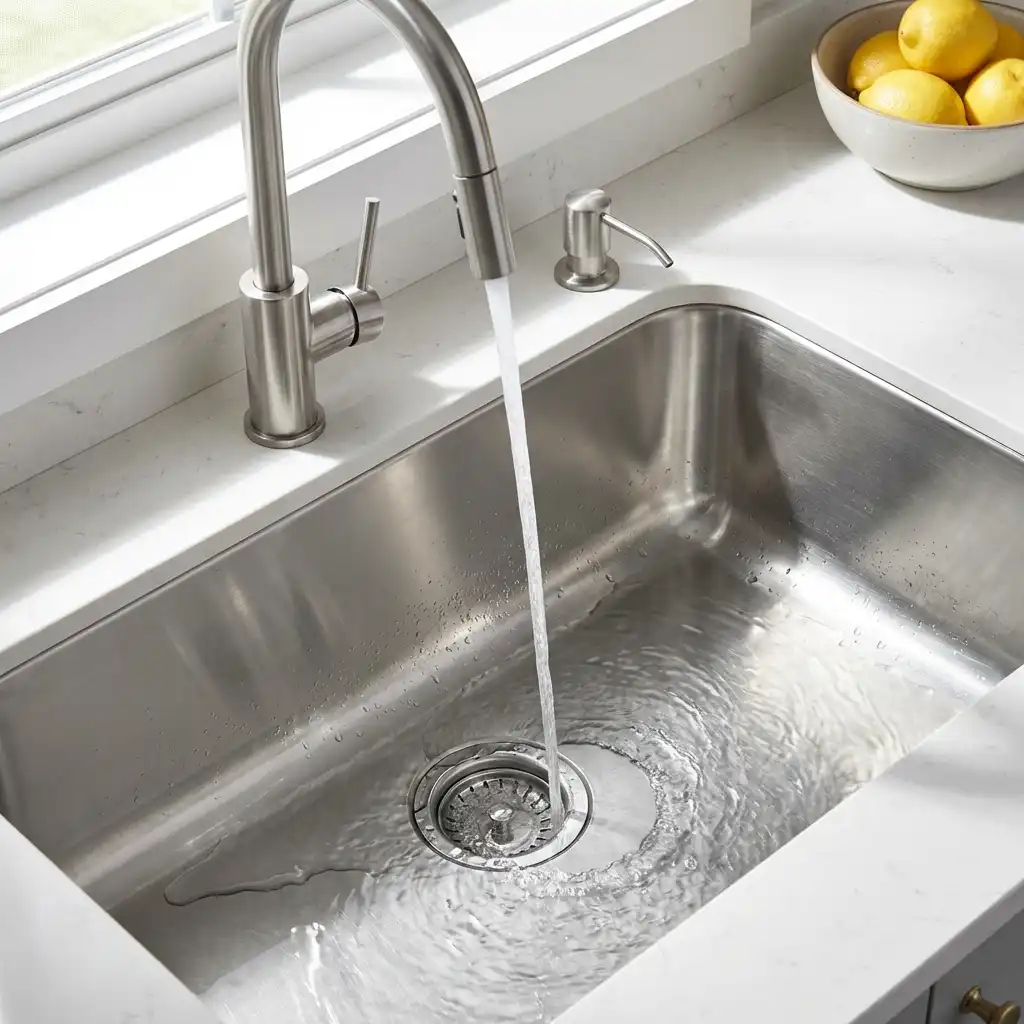 Küchenabfluss reinigen